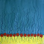 2003, Growth #4, acrylic on canvas, 12x12, $120 