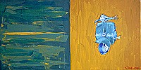 2004, Vespa Memories, acrylic on canvas, 20x10, $300 